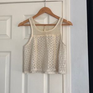 Free People lace crop
